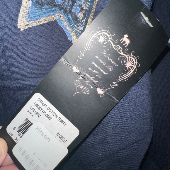 NWT Size XL L.A.M.B. Hoodie Blue Gwen Stefani Vintage 2006 Lamb Jacket No Doubt - Picture 5 of 5